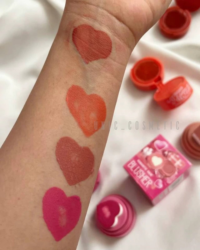 رژگونه استامپی قلبی
