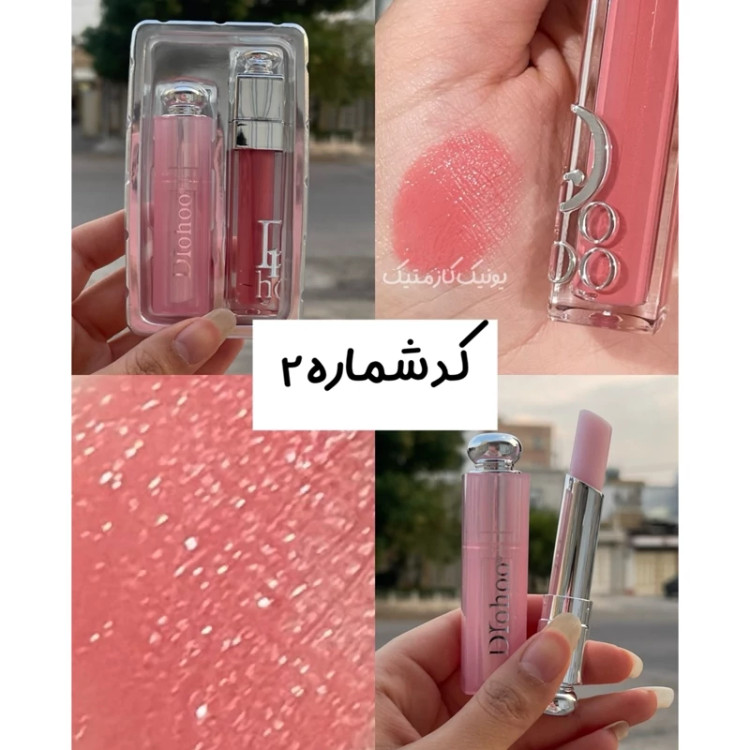پک لیپ گلاس بالم لب تستر(فقط یک بار لیپ گلاس برای تست رنگ فقط روی دست تست شده بالم لب تست نشده اصلا)