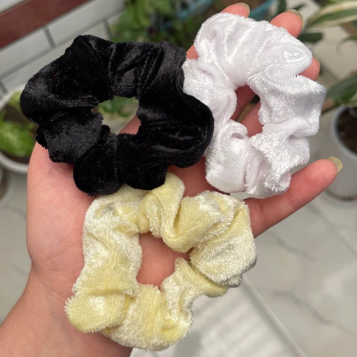 اسکرانچی مخمل کوبیده لاکچری
